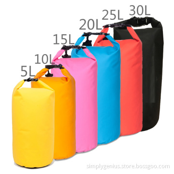 premium pvc waterproof dry bag duffle backpack for kayaking rafting boating fishing 25litre 25L